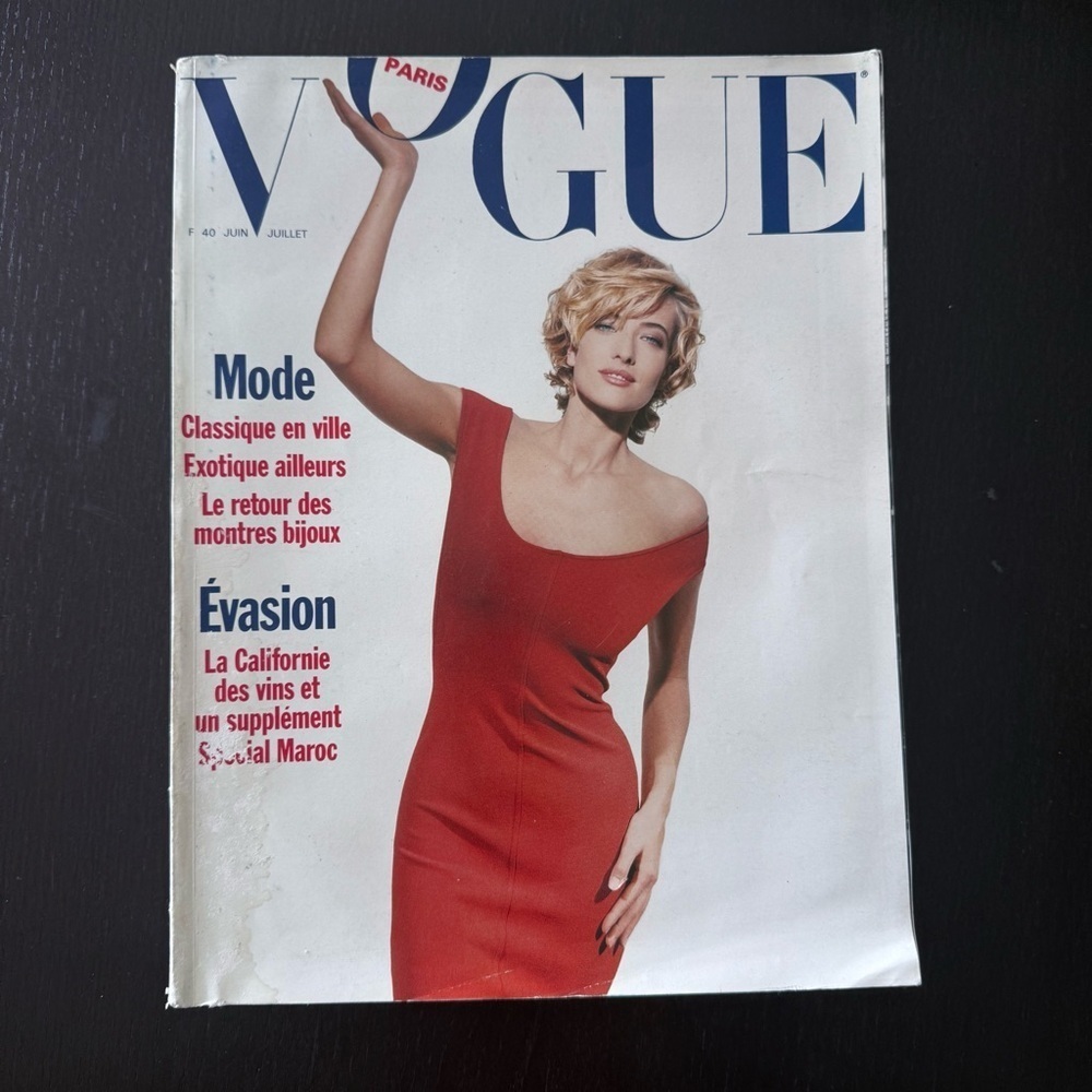 Vogue Paris 697 June 1989 Meisel Patitz Estelle Feurer Crawford Goude Porizkova